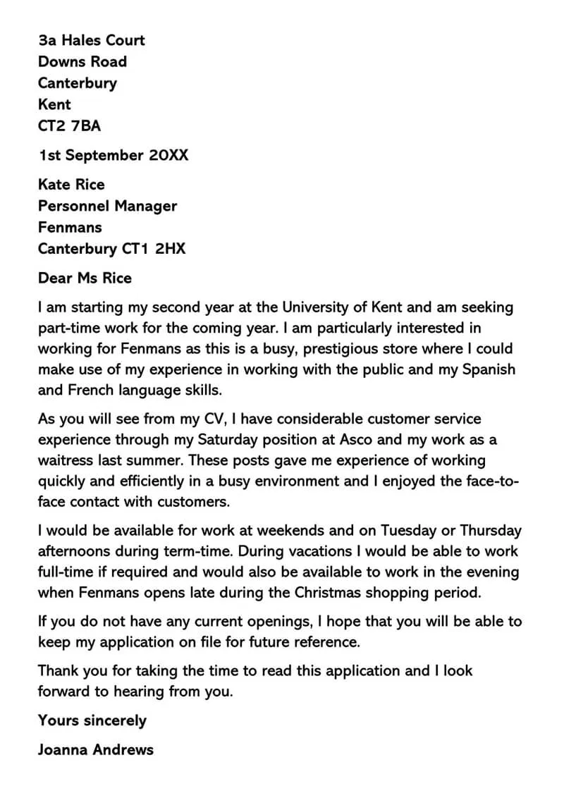 31324 cover letter format