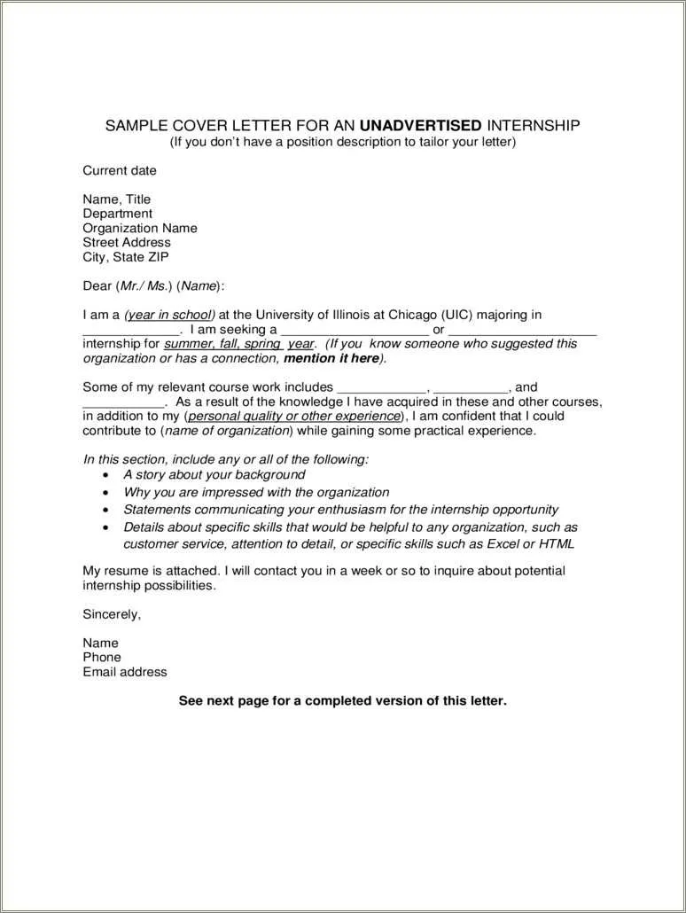 31325 internship cover letter passion