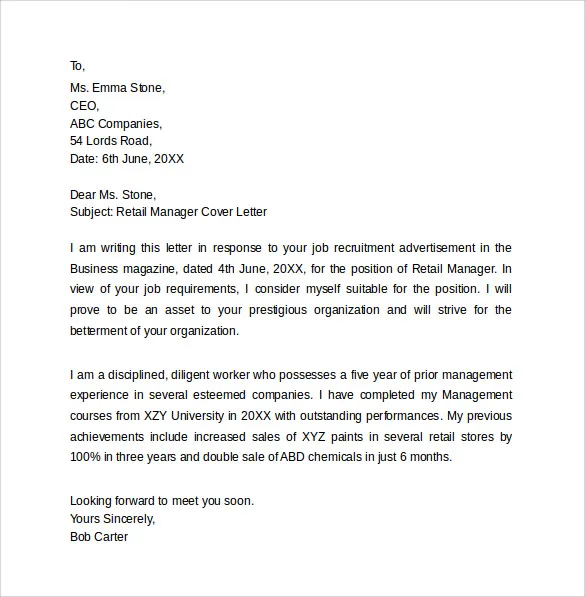 31331 retail manager cover letter image 5
