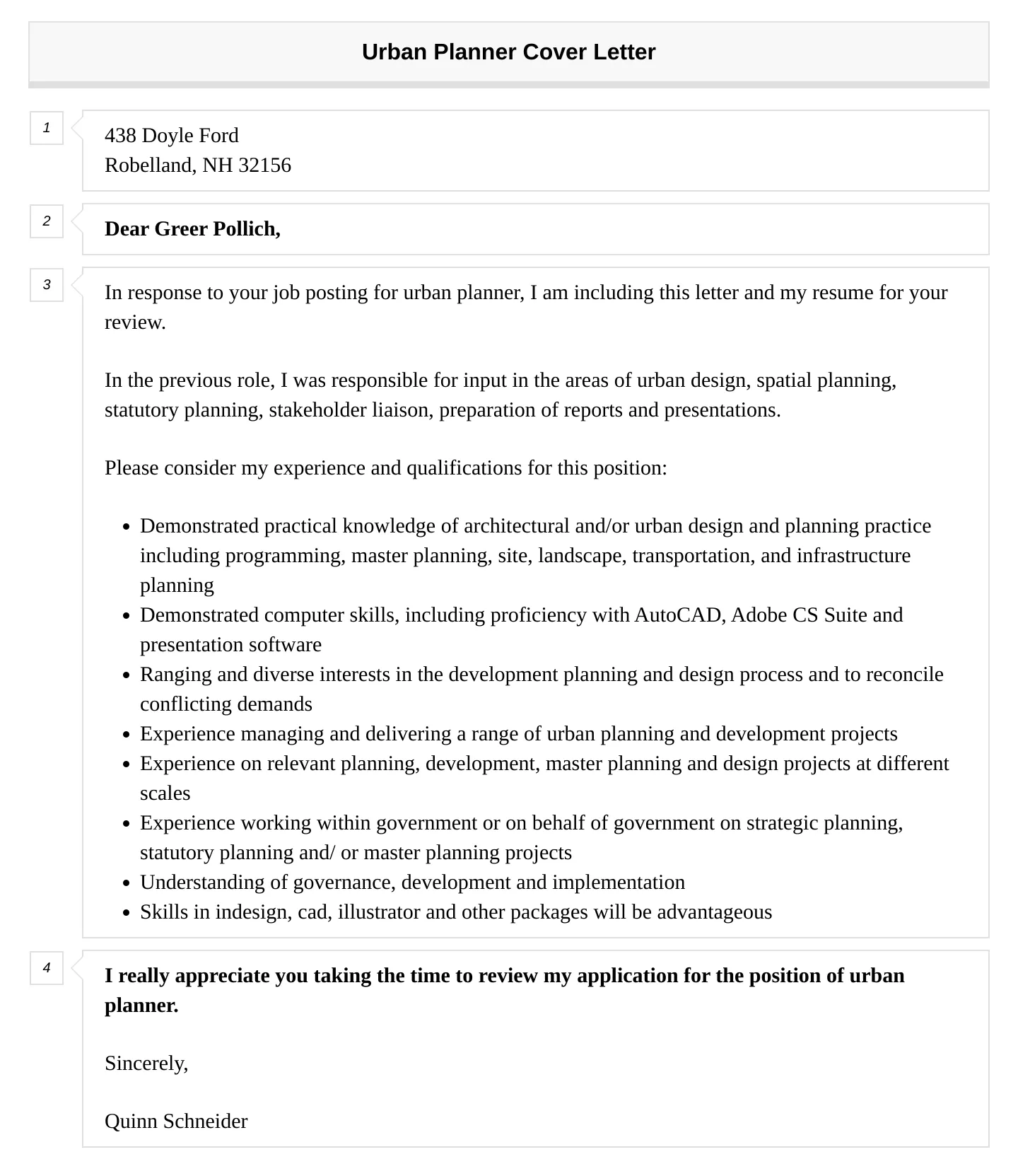 31332 urban planner resume