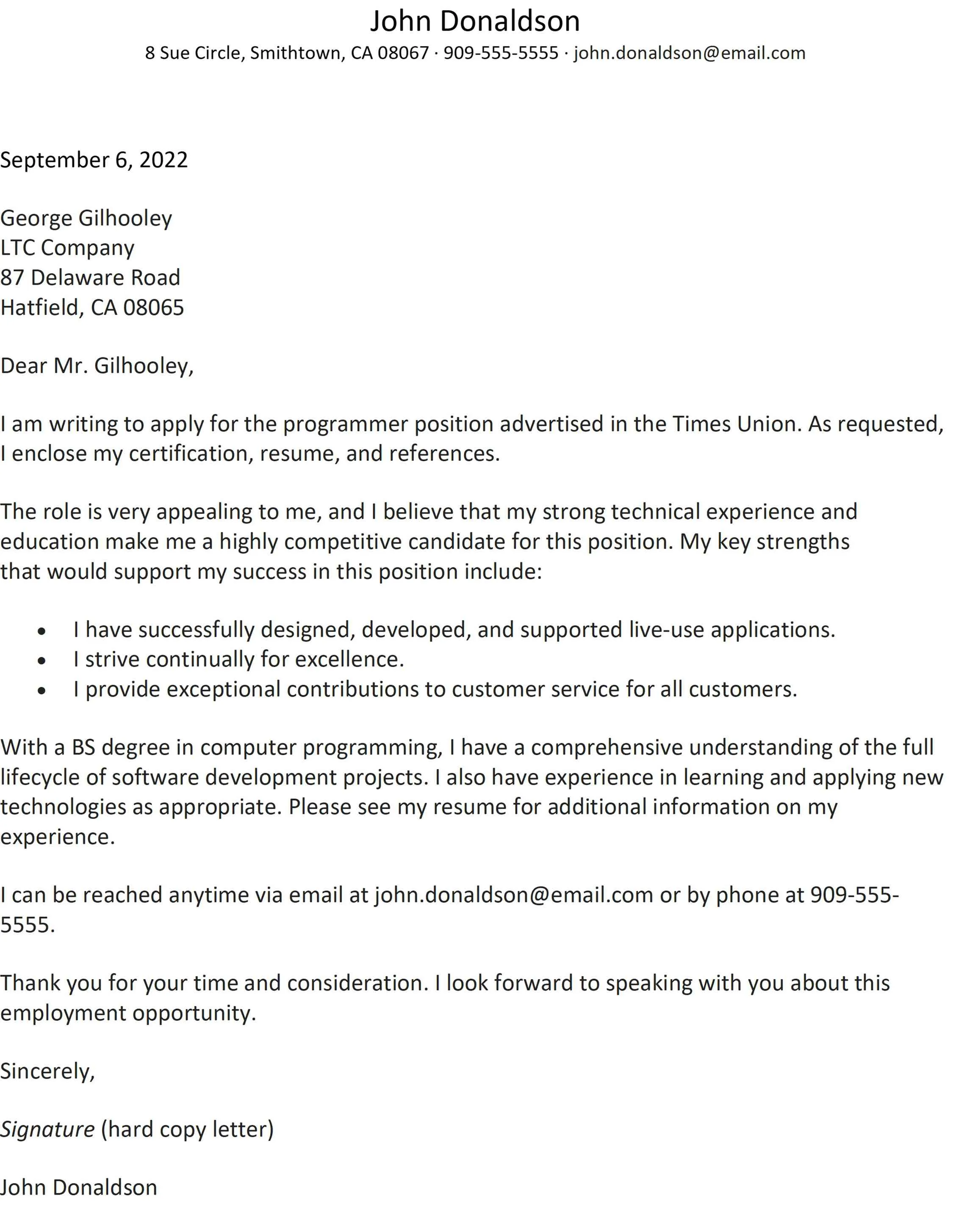 31344 proofreading cover letter