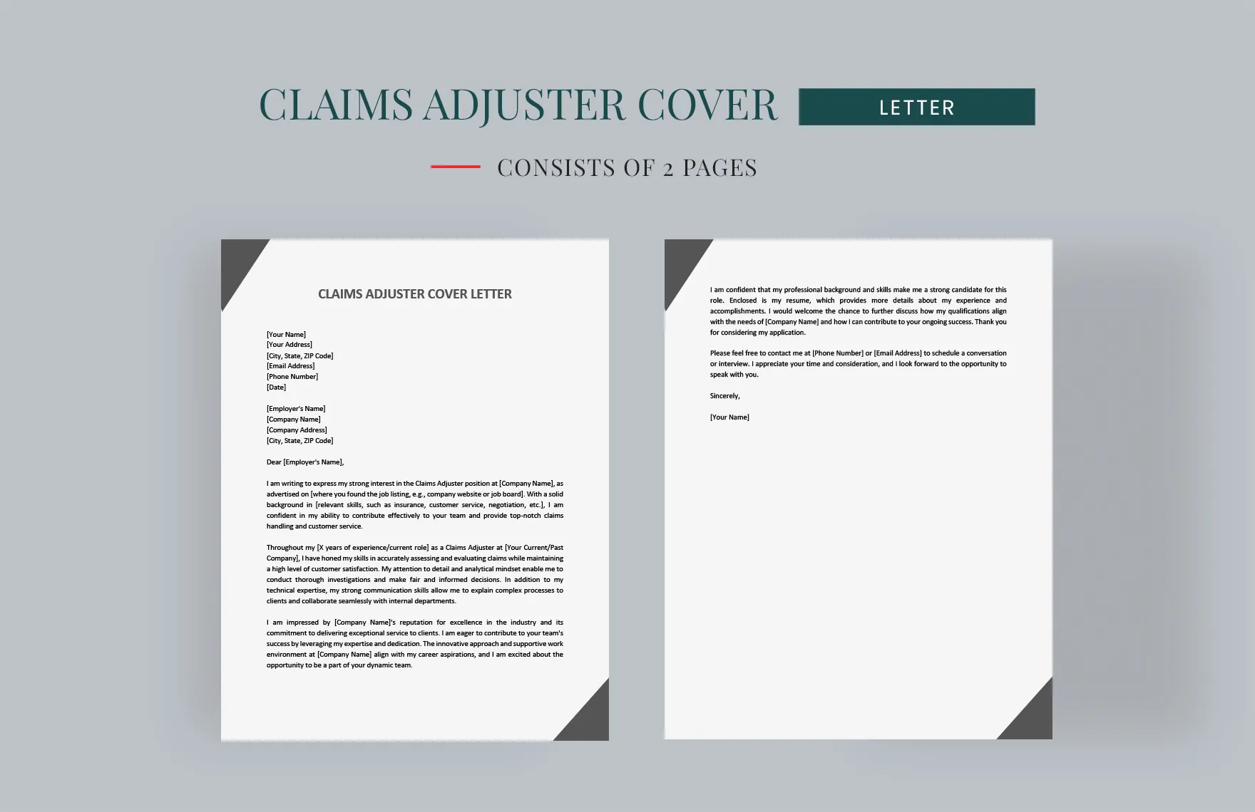 31358 cover letter insurance adjuster 4