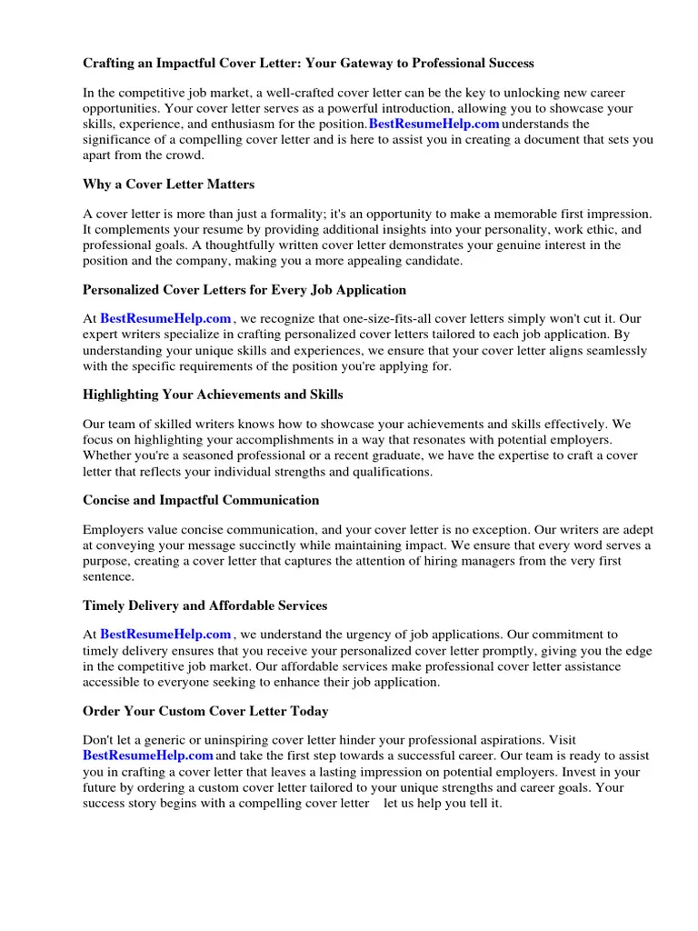31367 journalist cover letter formatting