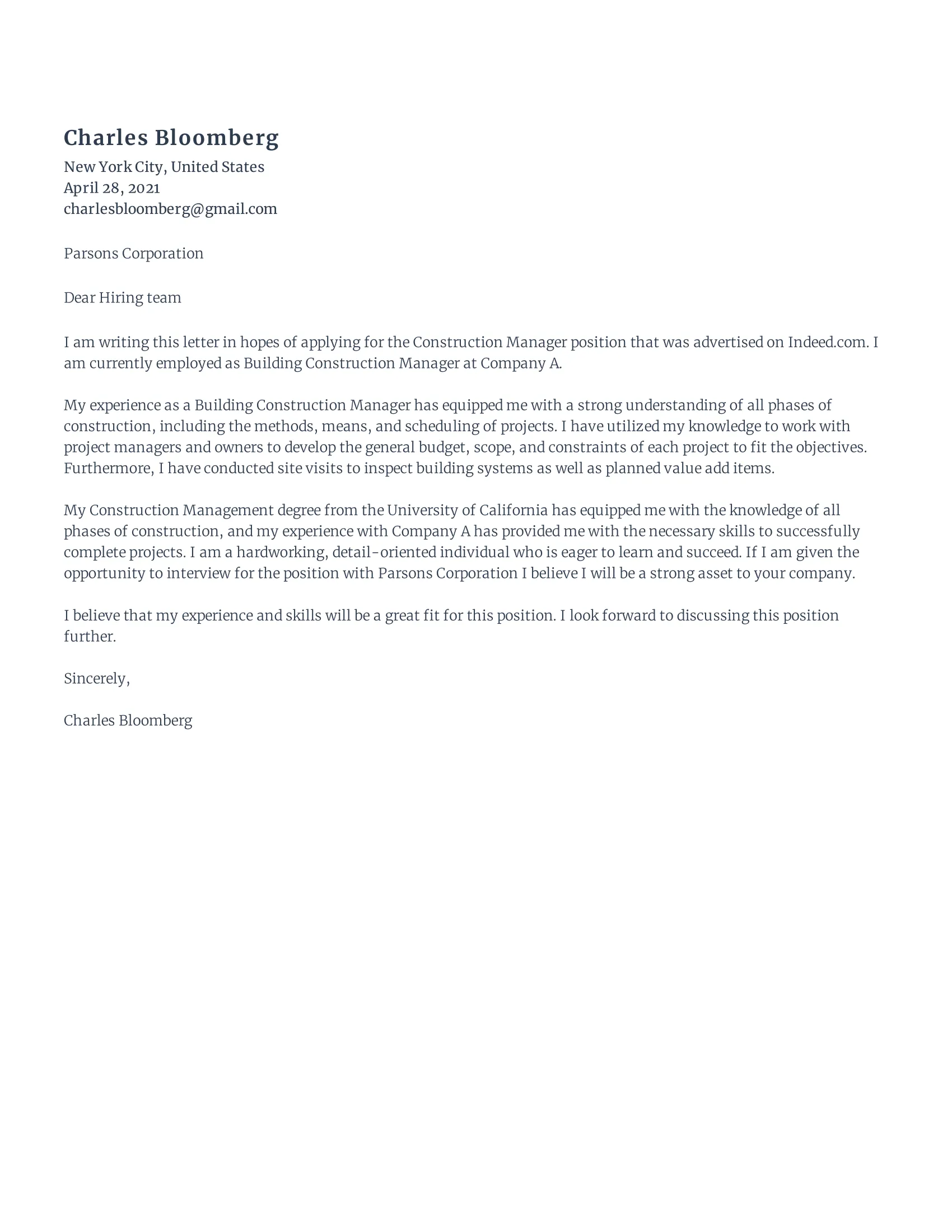 31376 cover letter formatting tips