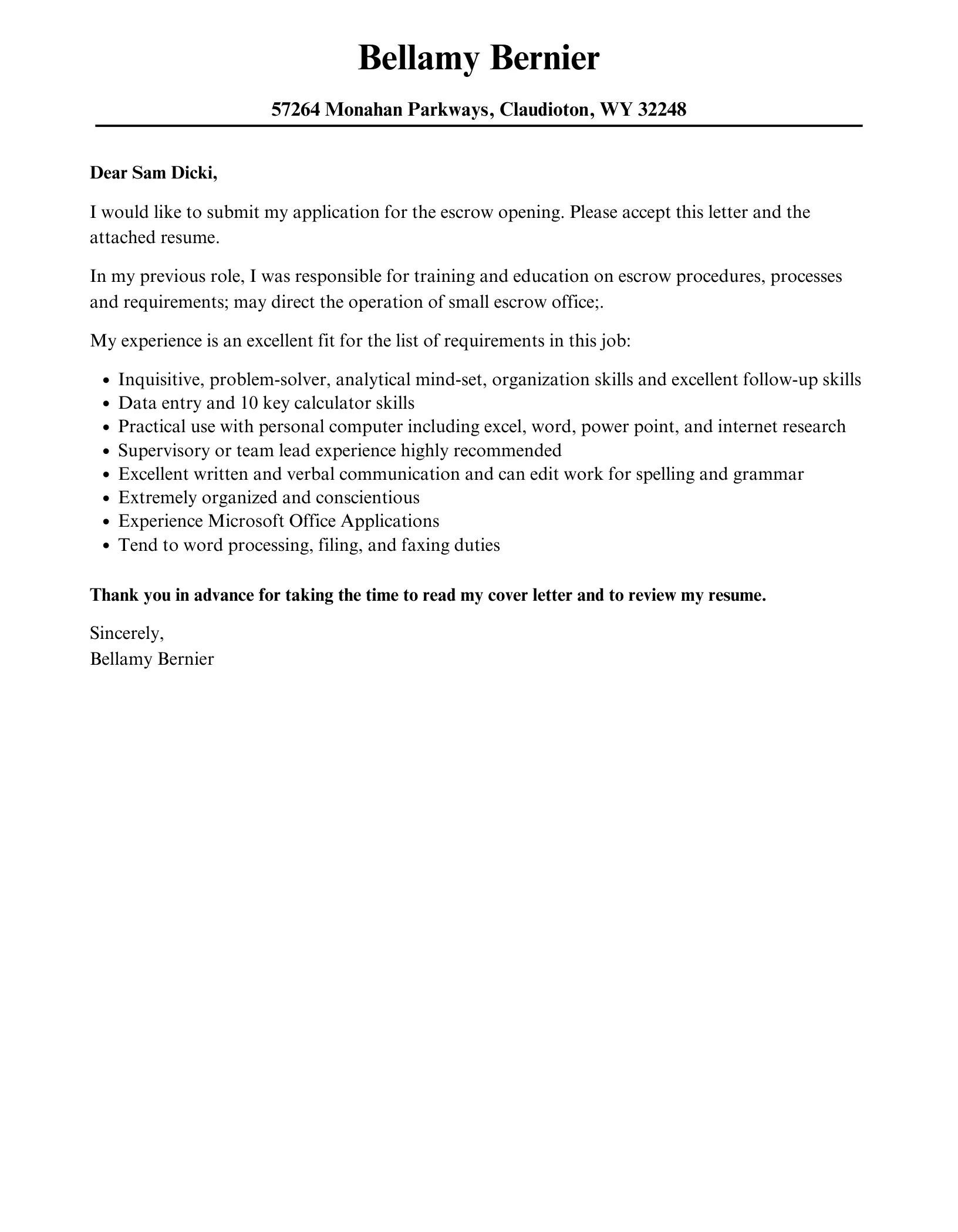 31378 proofreading cover letter
