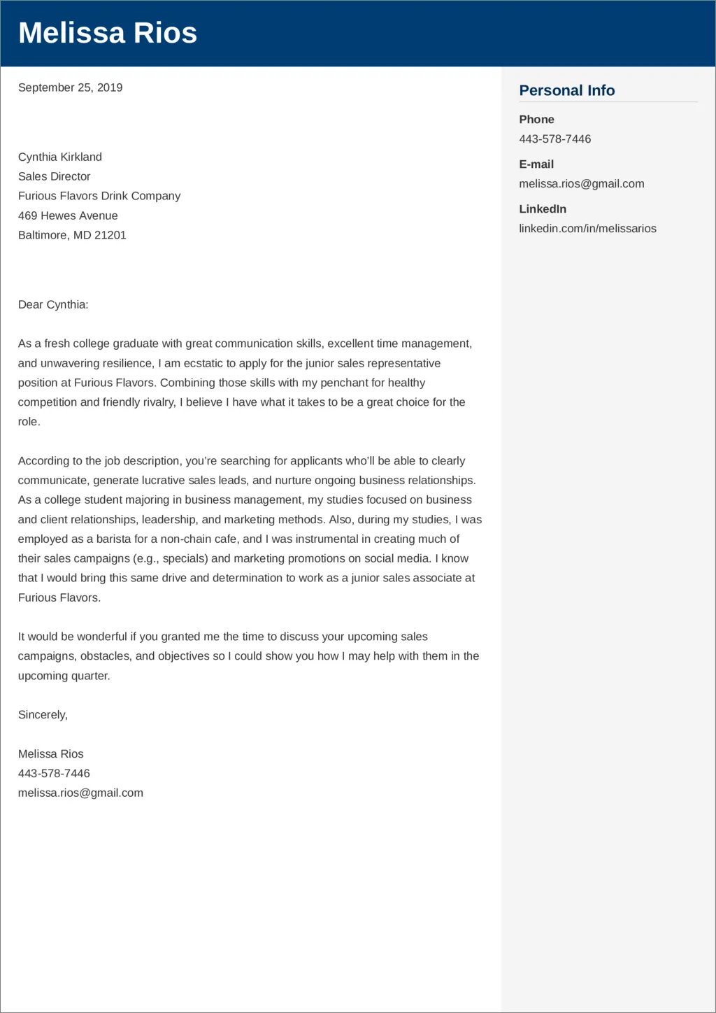 31388 cover letter structure