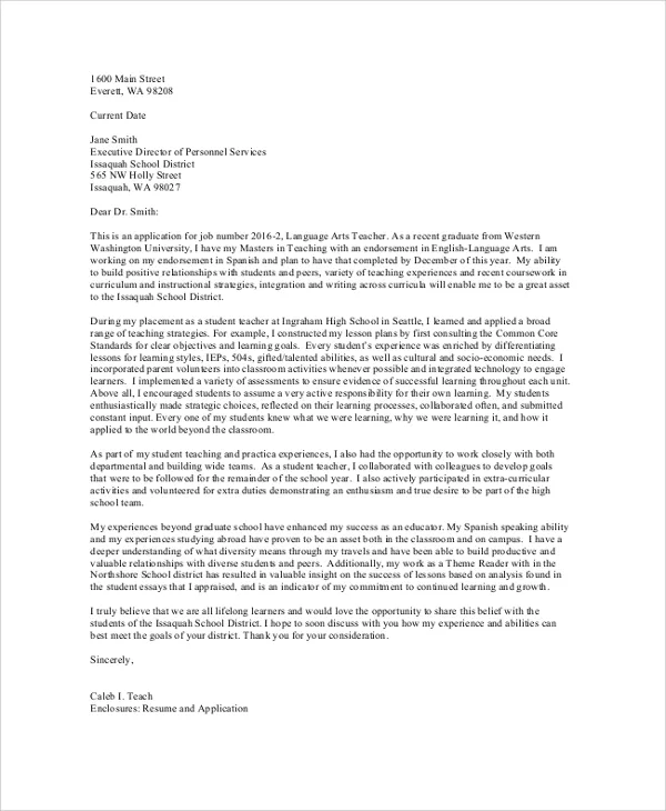 31393 cover letter elements