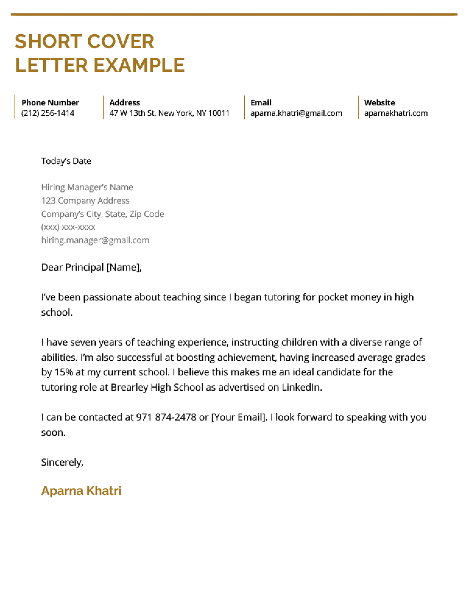 31394 cover letter closing