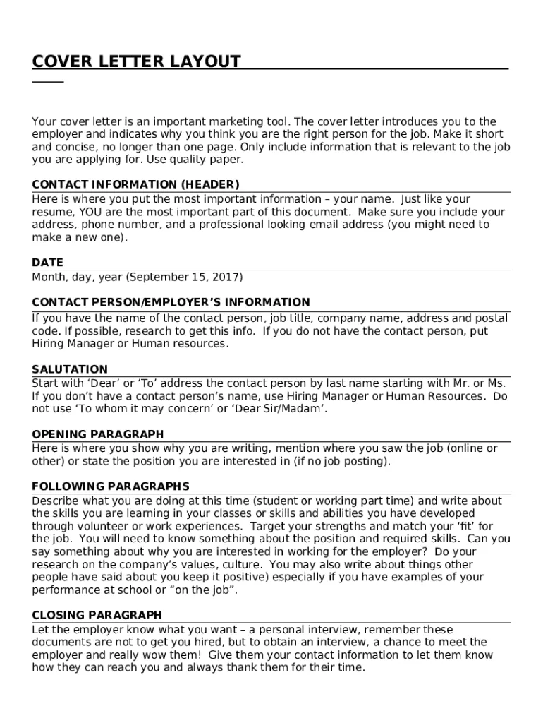31398 cover letter customization