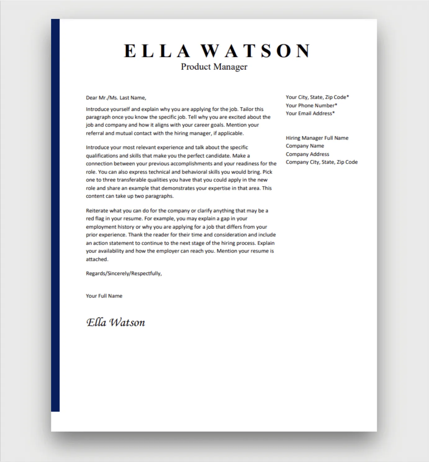 31398 cover letter drafting importance