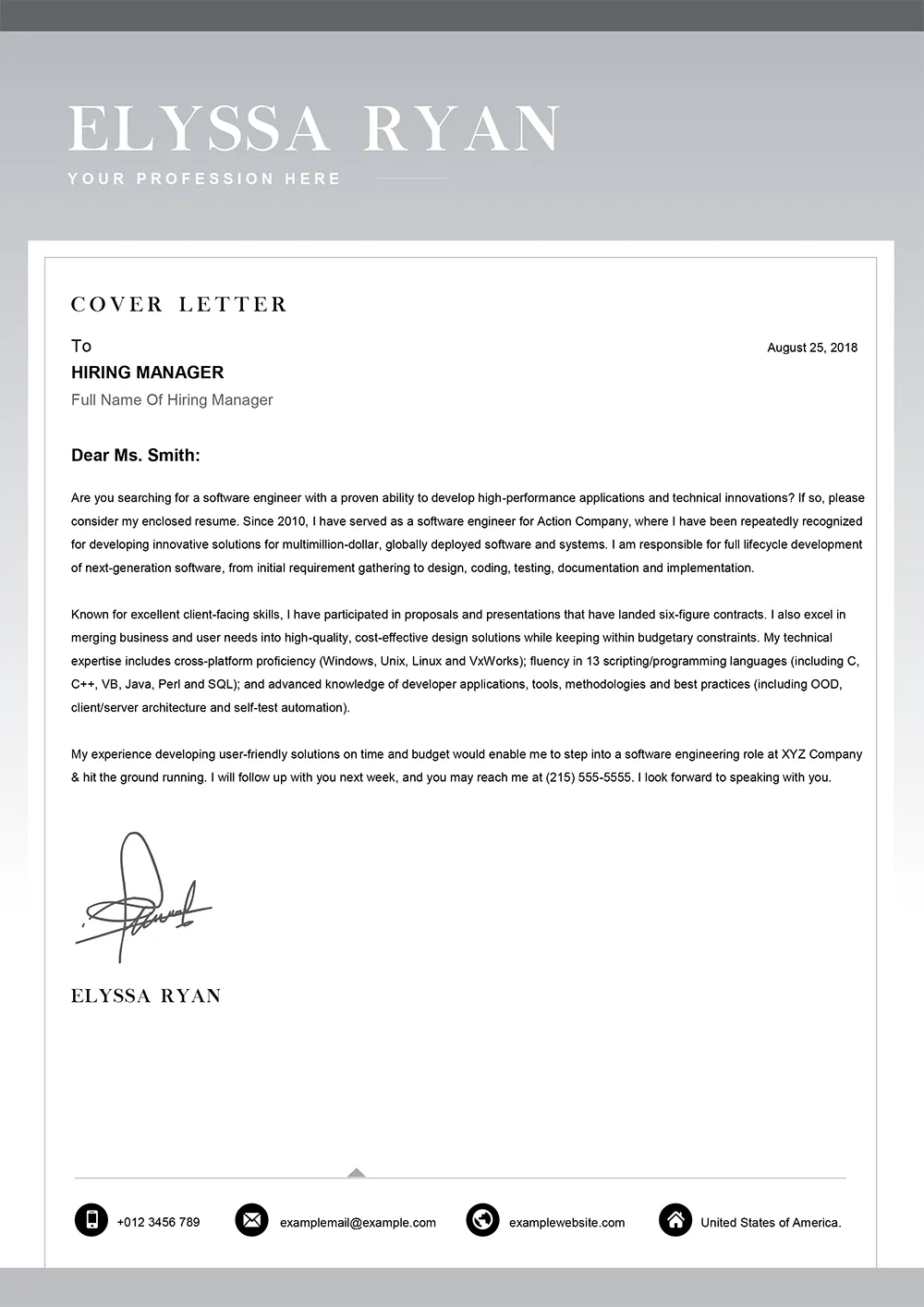 31403 cover letter template