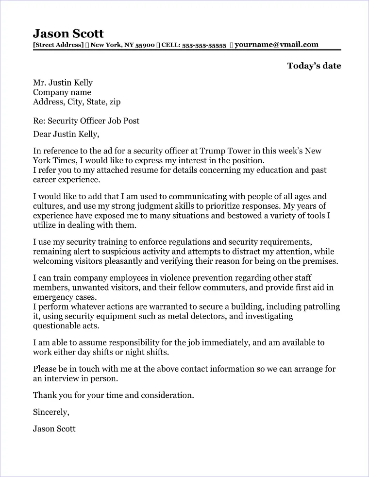31404 director security cover letter mistakes