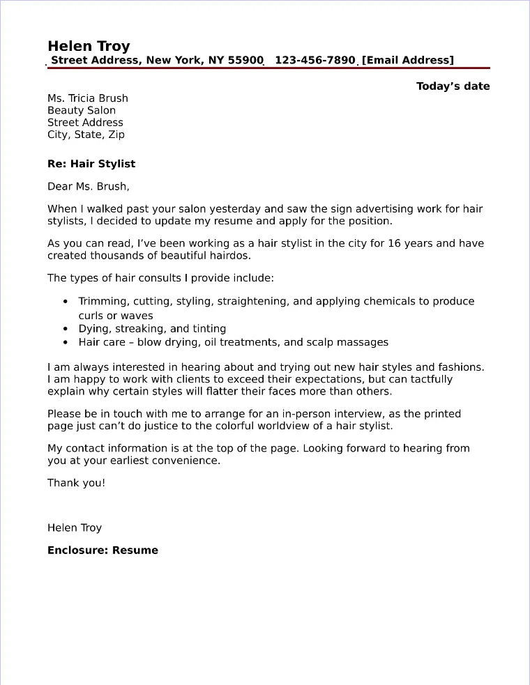 31406 hairdresser cover letter 3