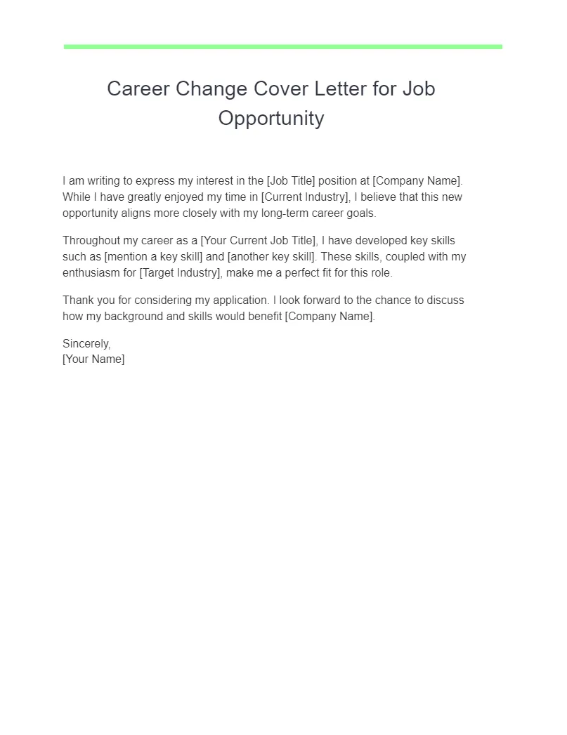 31412 cover letter structure