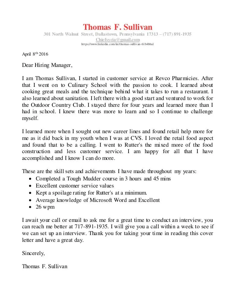 31415 cover letter personality