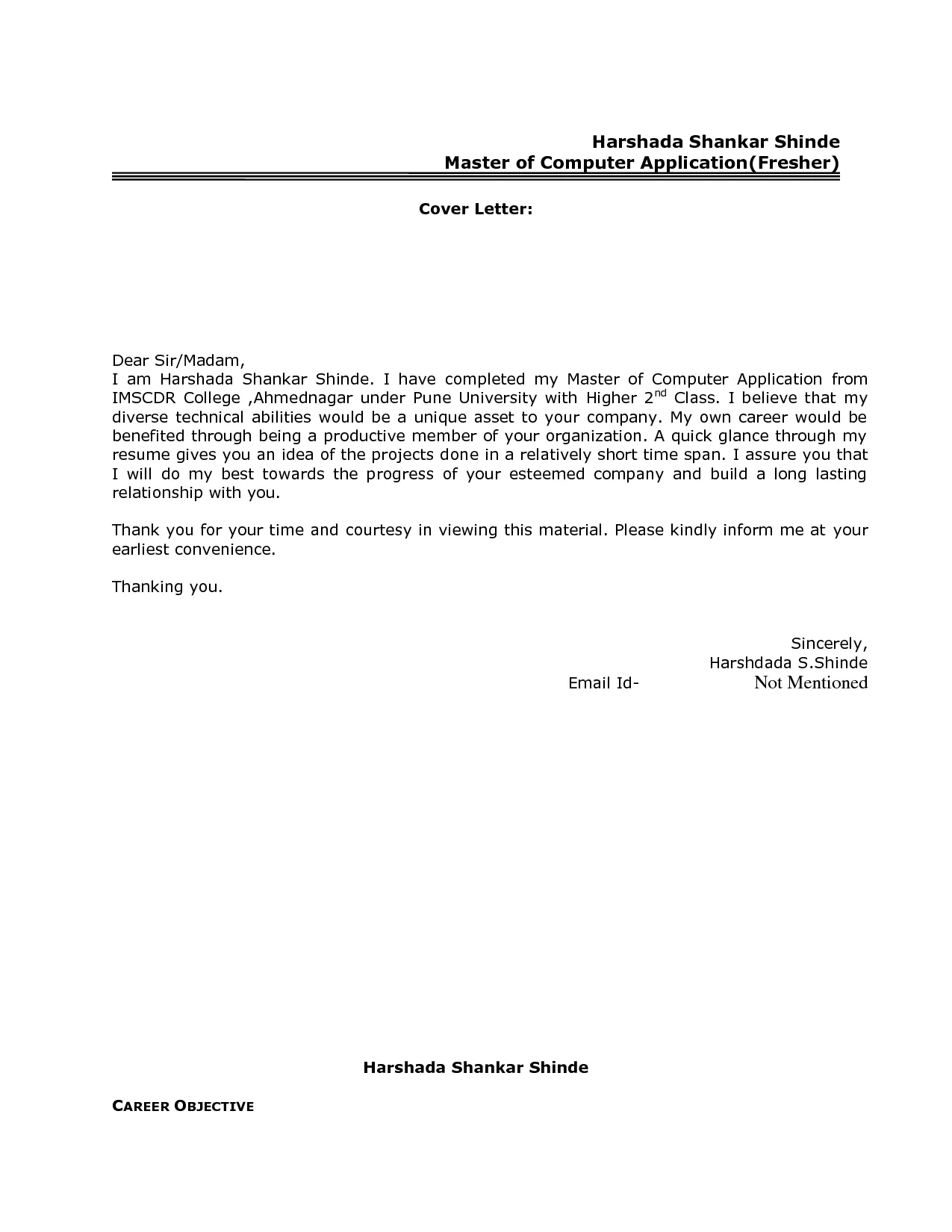 31434 email cover letter secrets