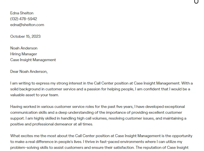 31443 cover letter structure